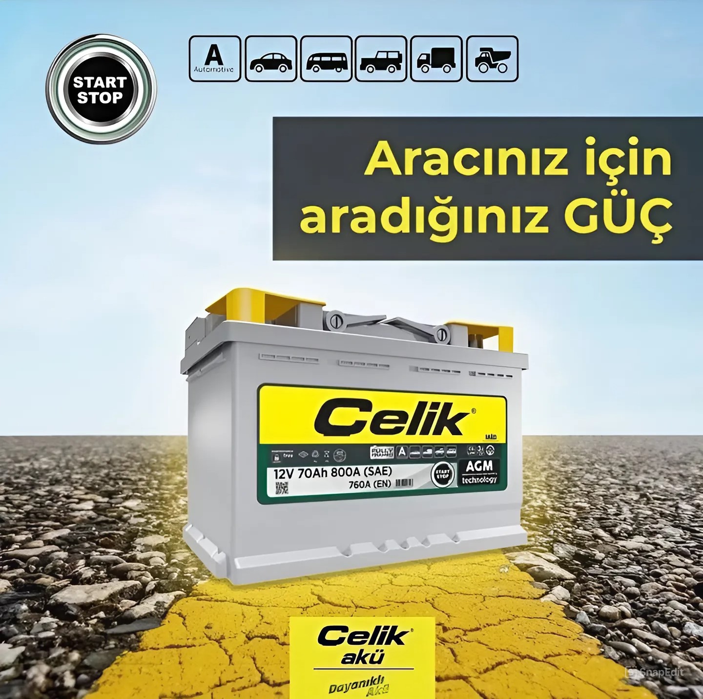 çelik akü